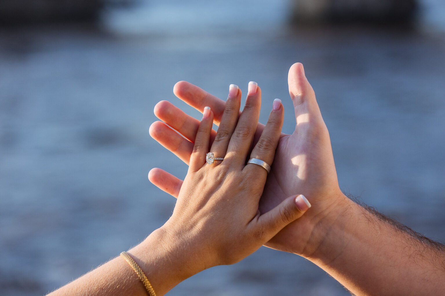 Romantic proposal in Prague