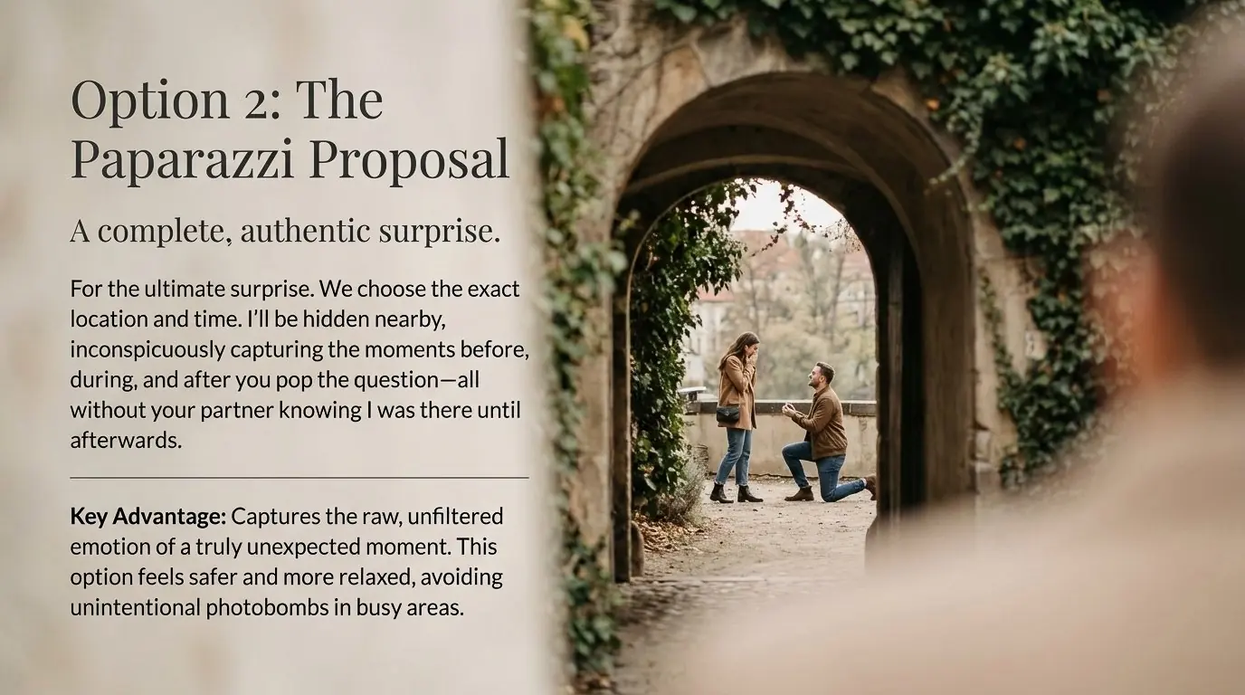 Prague proposal engagement ideas by Kemal Onur Ozman